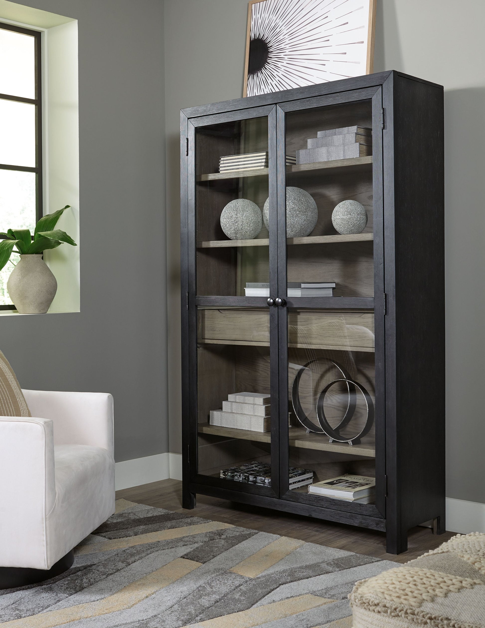 Signature Design by Ashley® Lenston - Accent Cabinet | Meri Furniture