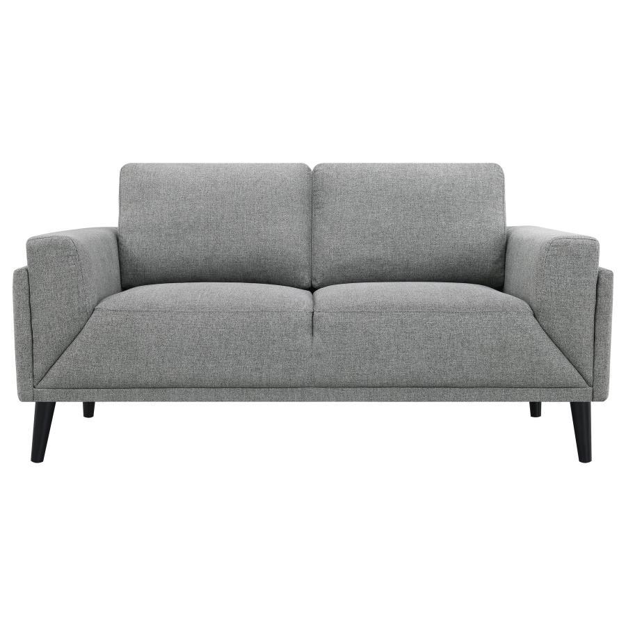 Coaster Fine Furniture Rilynn - Upholstered Track Arm Loveseat | Meri Furniture