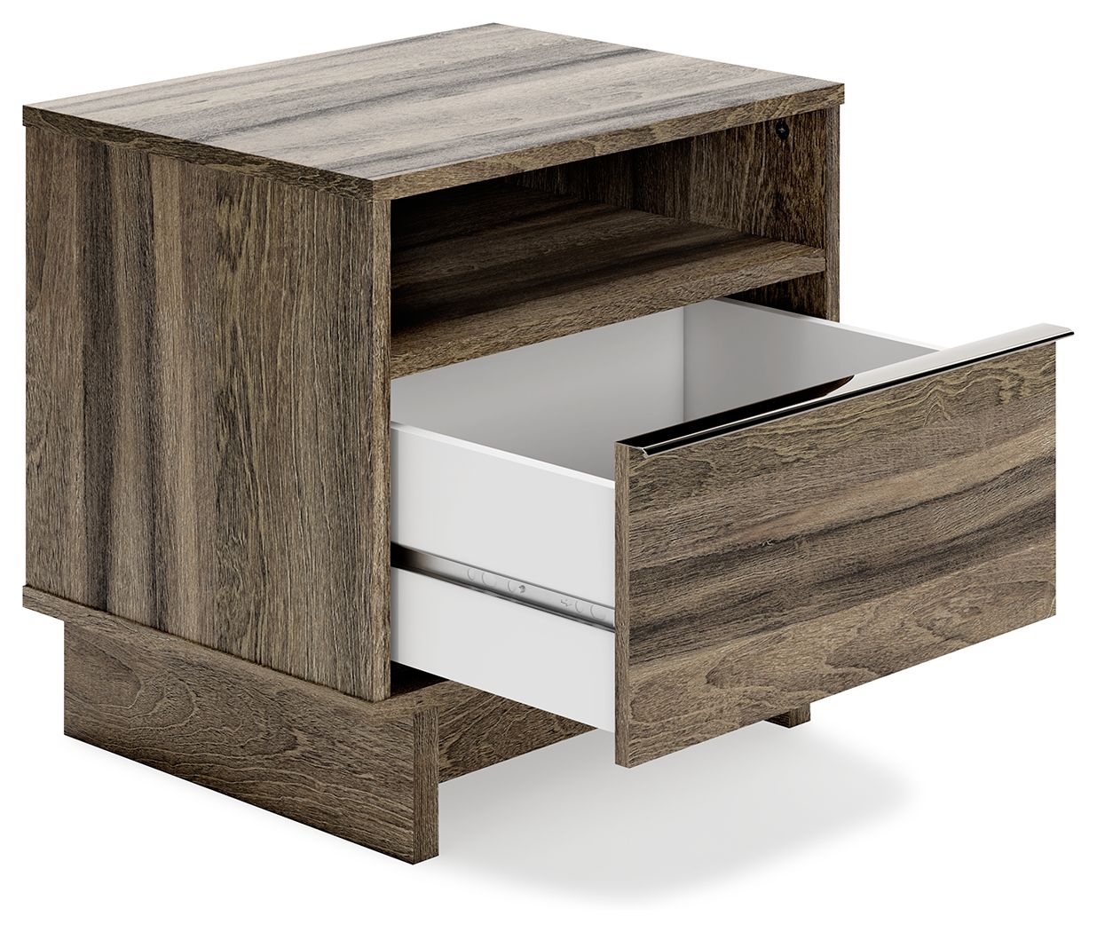 Signature Design by Ashley® Shallifer - Brown - One Drawer Night Stand | Meri Furniture