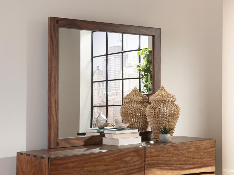 Coaster Fine Furniture Winslow - Dresser Mirror - Smokey Walnut | Meri Furniture