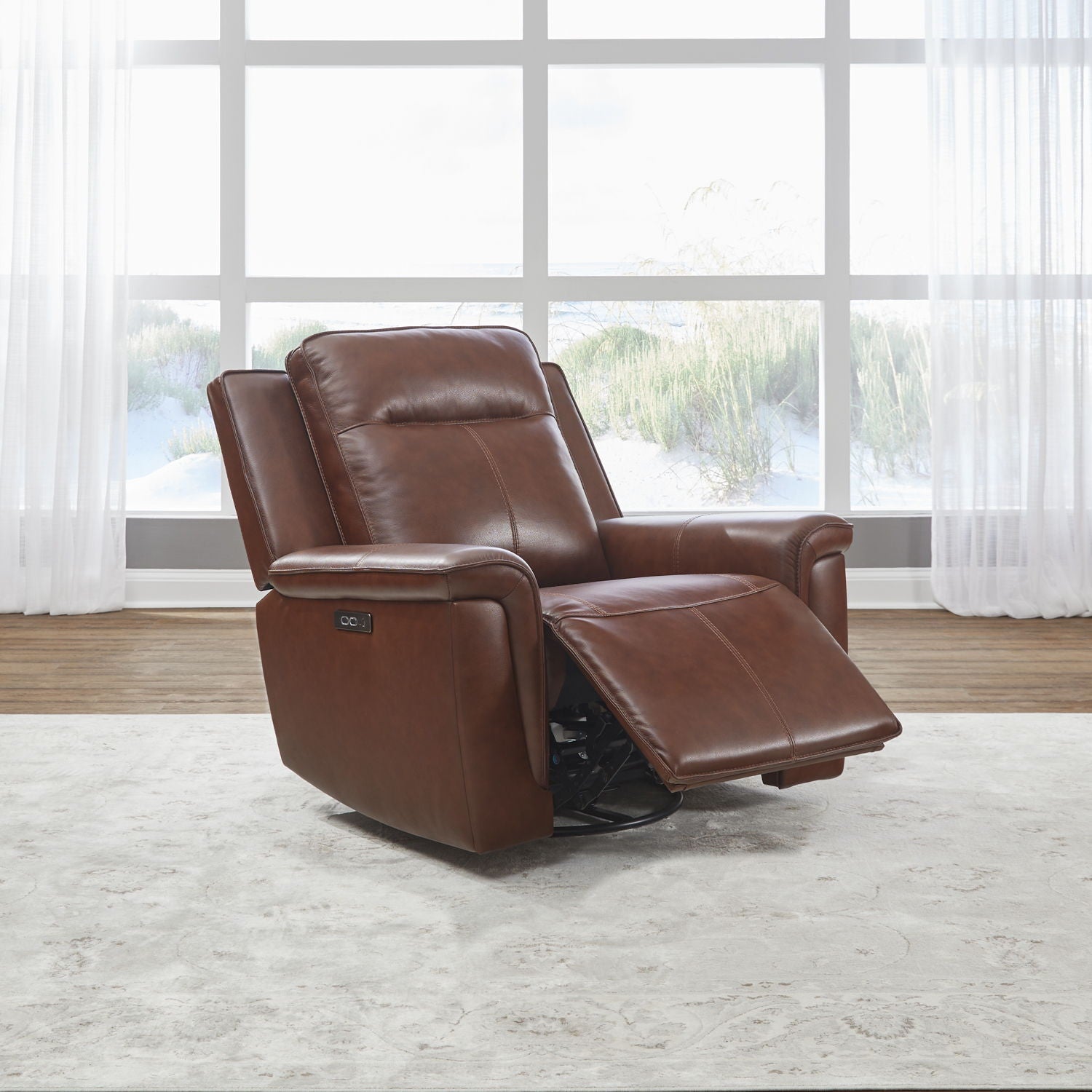 Liberty Furniture Avery - SG Recliner P2 - Cognac | Meri Furniture