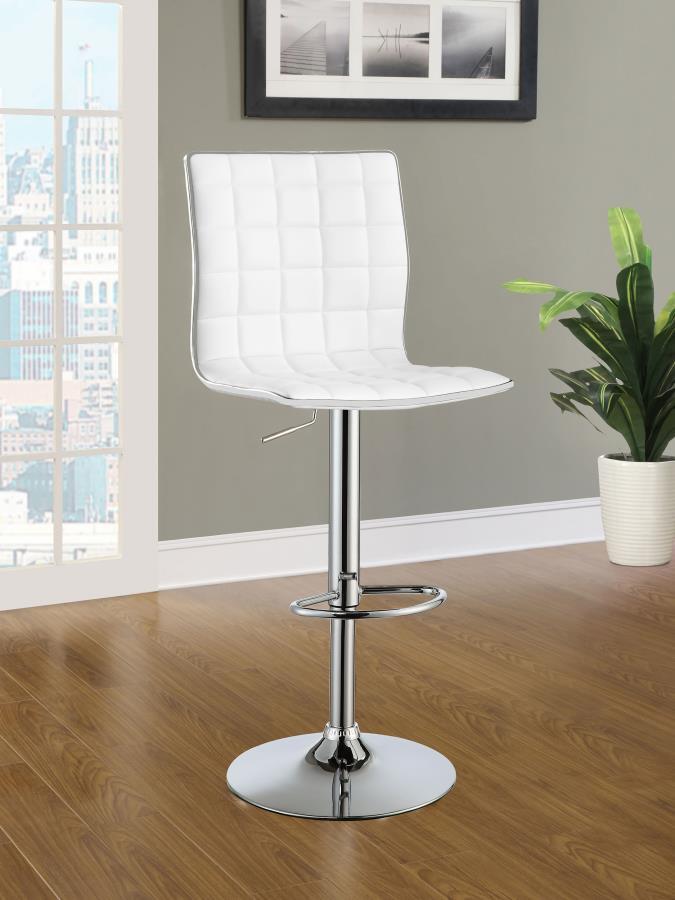 Coaster Fine Furniture Ashbury - Upholstered Adjustable Bar Stool (Set of 2) | Meri Furniture