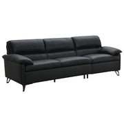 Eilene - Sofa - Black Top Grain Leather