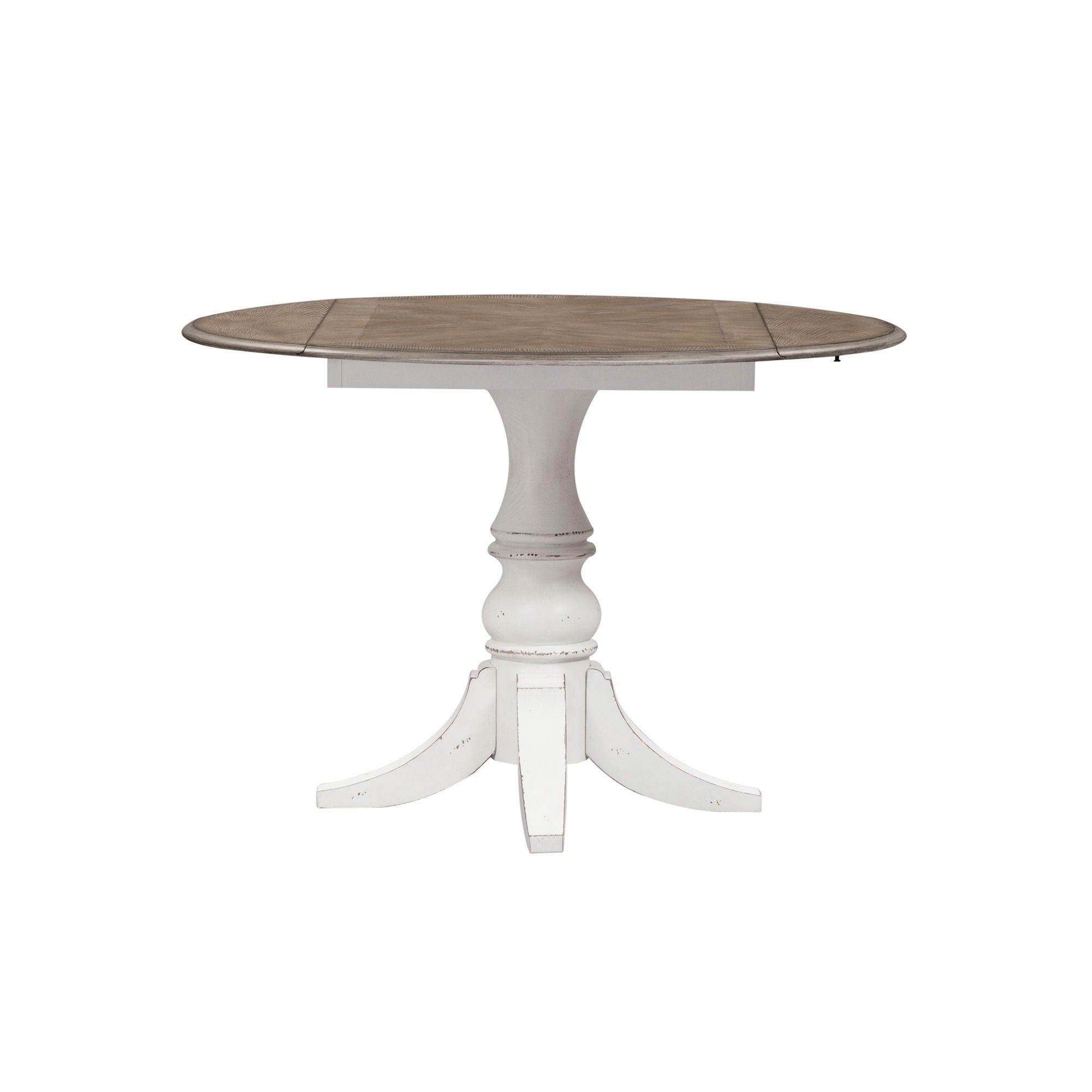 Liberty Furniture Magnolia Manor - Drop Leaf Table - White | Meri Furniture
