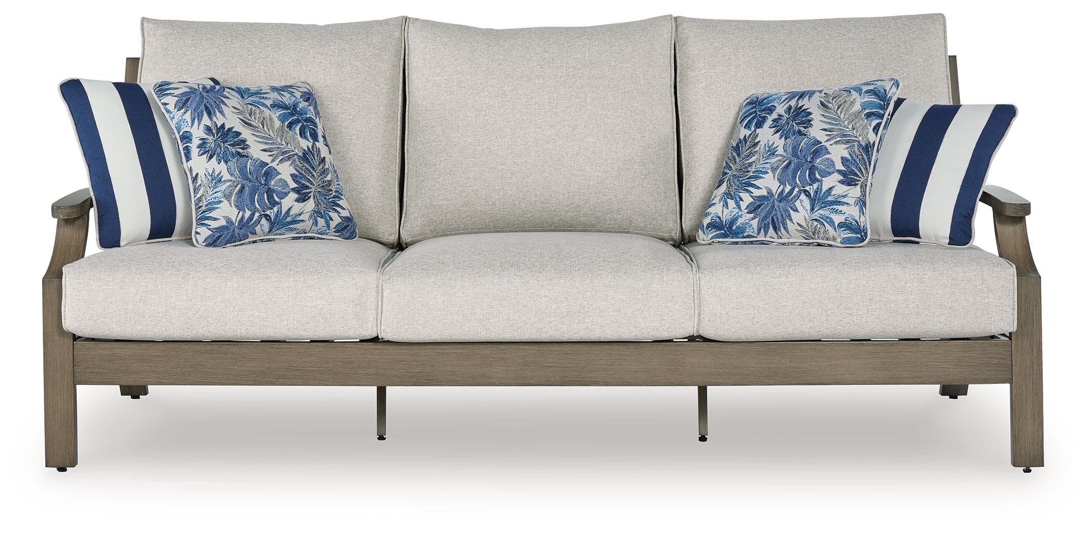 Signature Design by Ashley® Rainier Ranch - Brown / Beige - Sofa With Cushion | Meri Furniture