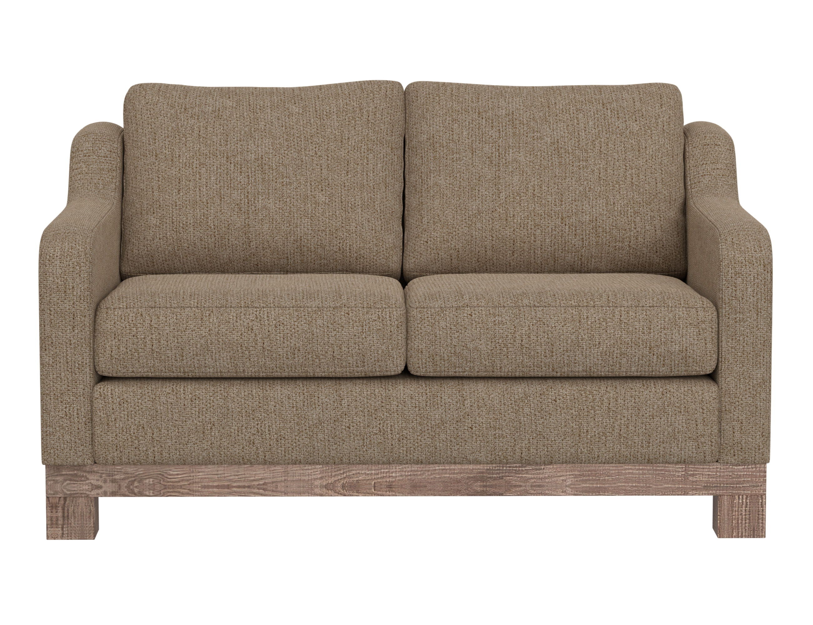 International Furniture Direct Samba - Loveseat Two-Cushion - Brown Camel | Meri Furniture