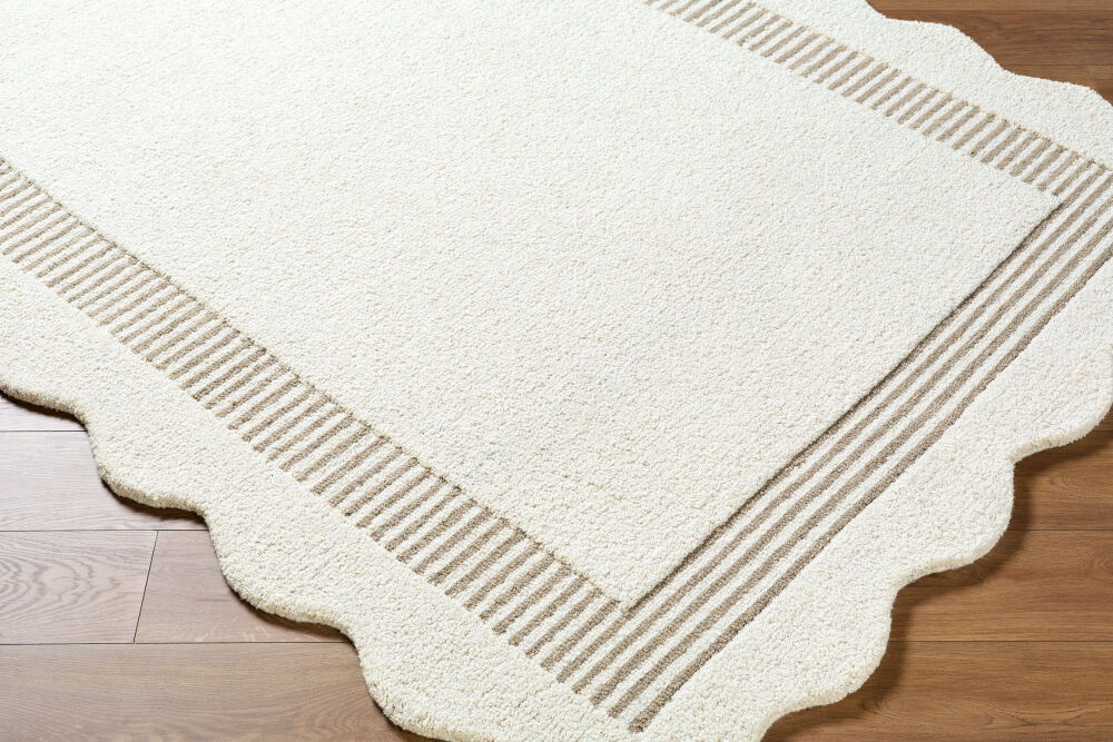 Scalloped Handmade Rug