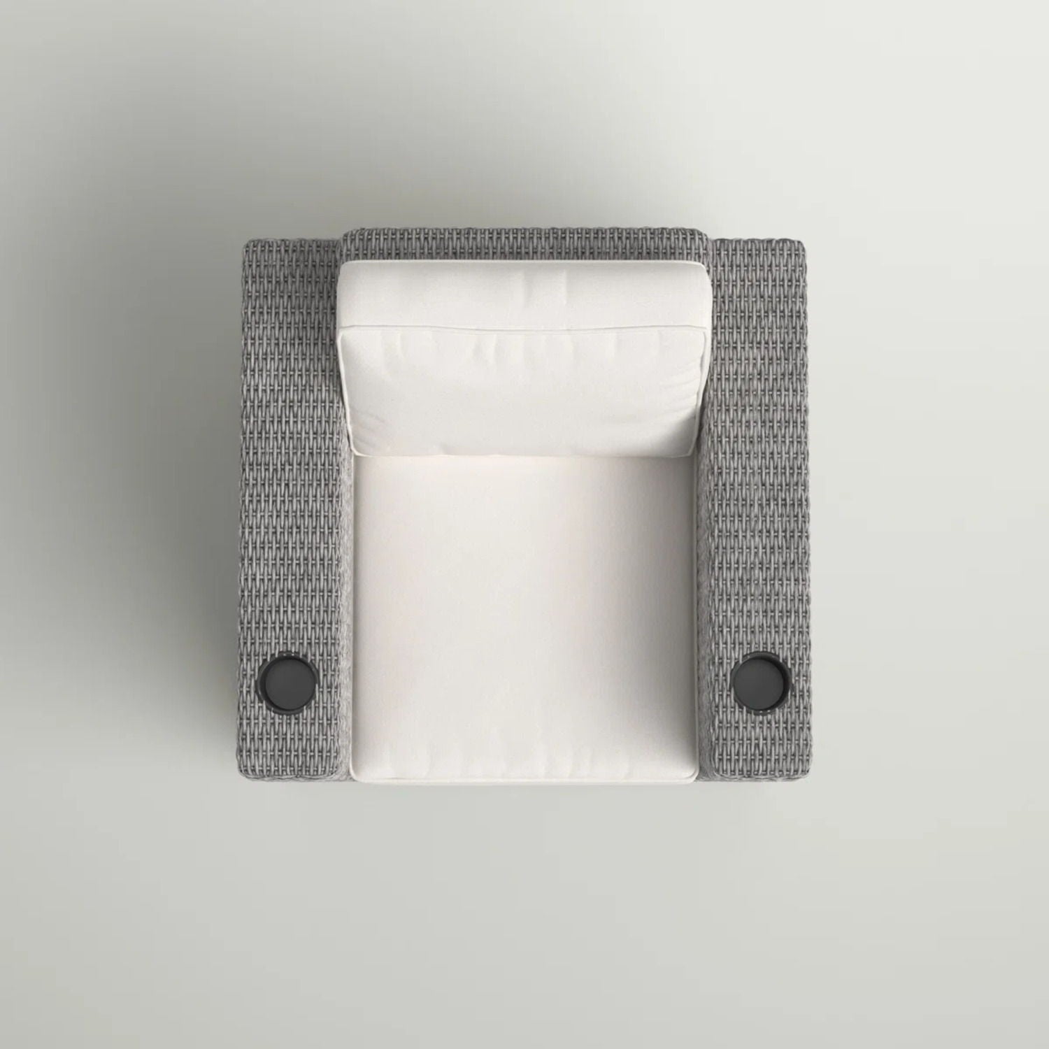 Aviara - Outdoor Club Chair Timeless Comfort With Plush Cushions - Gray Mix