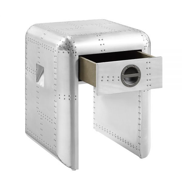 ACME Brancaster - End Table - White | Meri Furniture