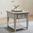 Liberty Furniture Heartland - Drawer End Table - White | Meri Furniture