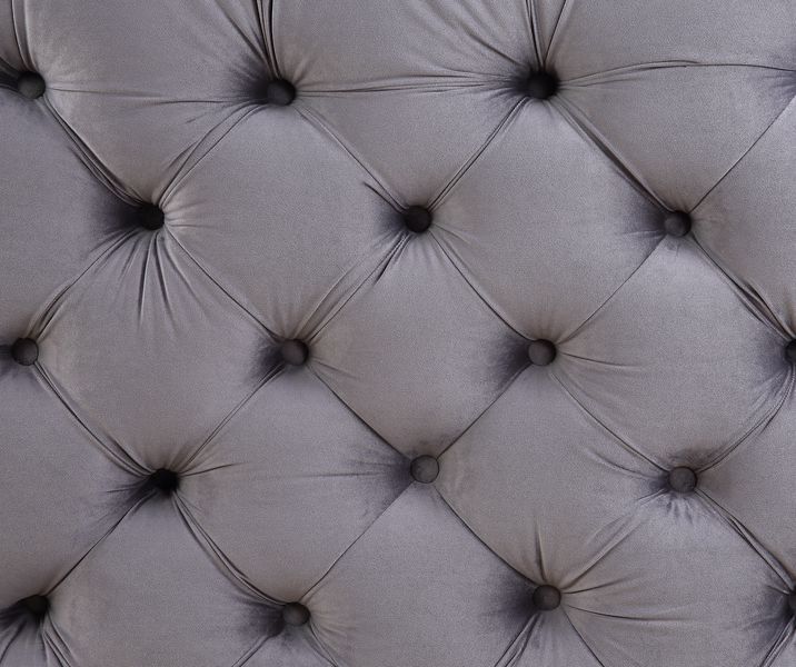 ACME Wugtyx - Sectional Sofa - Dark Grayvelvet - 29" | Meri Furniture
