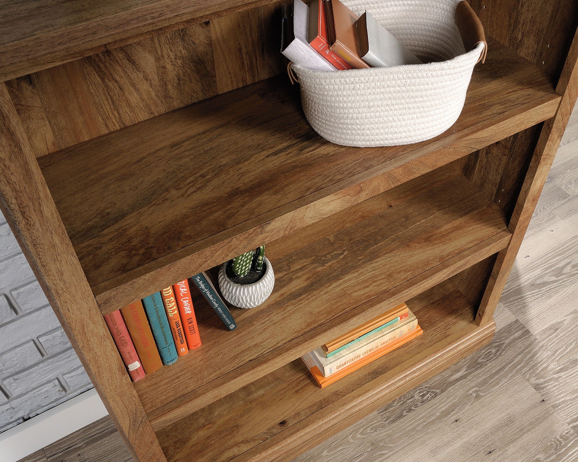 3-Shelf Bookcase Sindoori Mango