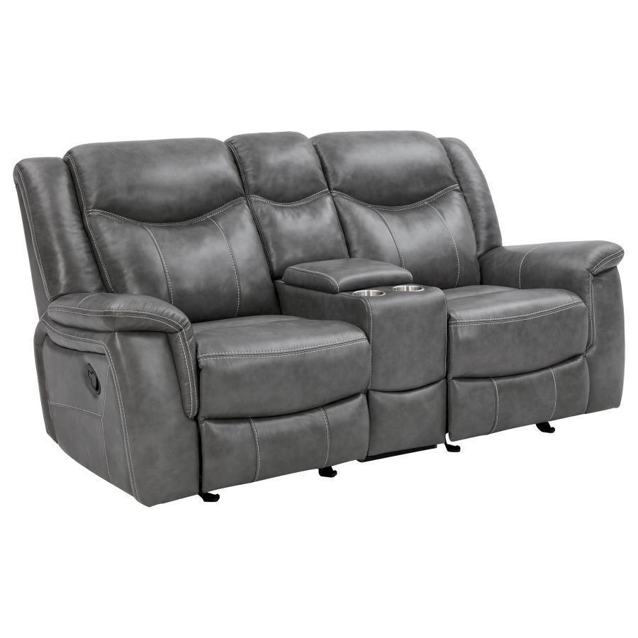Coaster Fine Furniture Conrad - Upholstered Padded Arm Motion Sofa Set | Meri Furniture