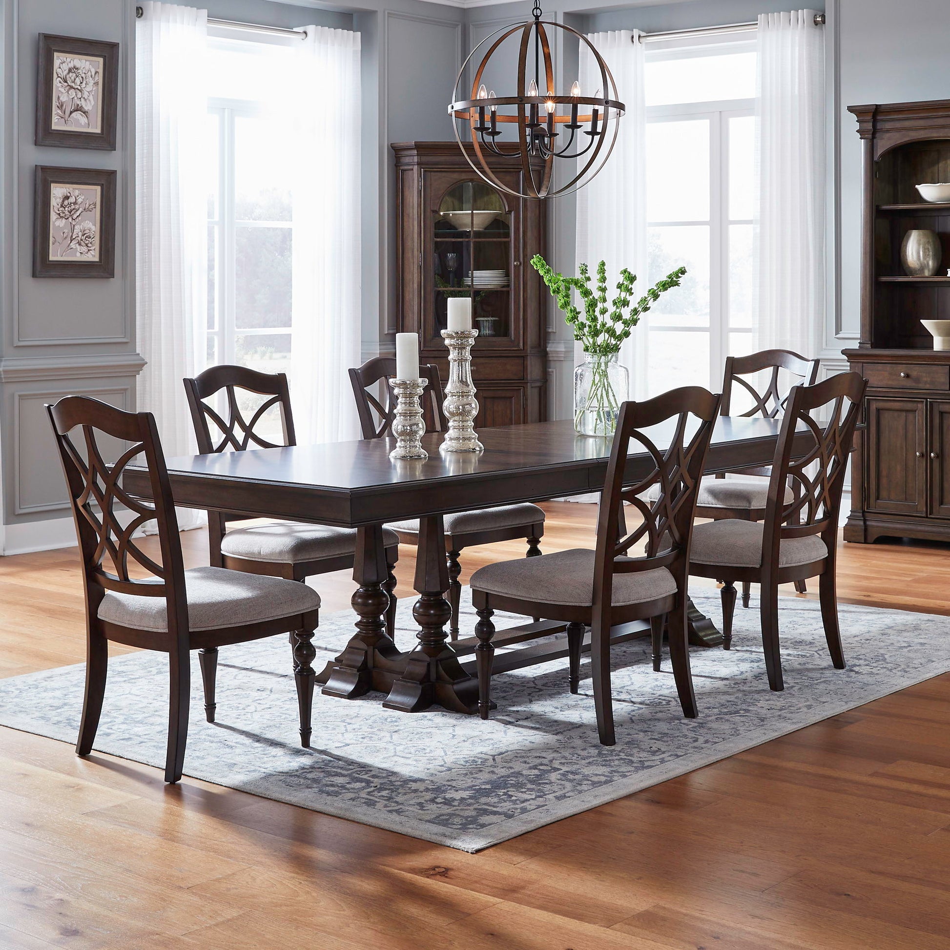 Liberty Furniture Arden Road - Trestle Table Set | Meri Furniture