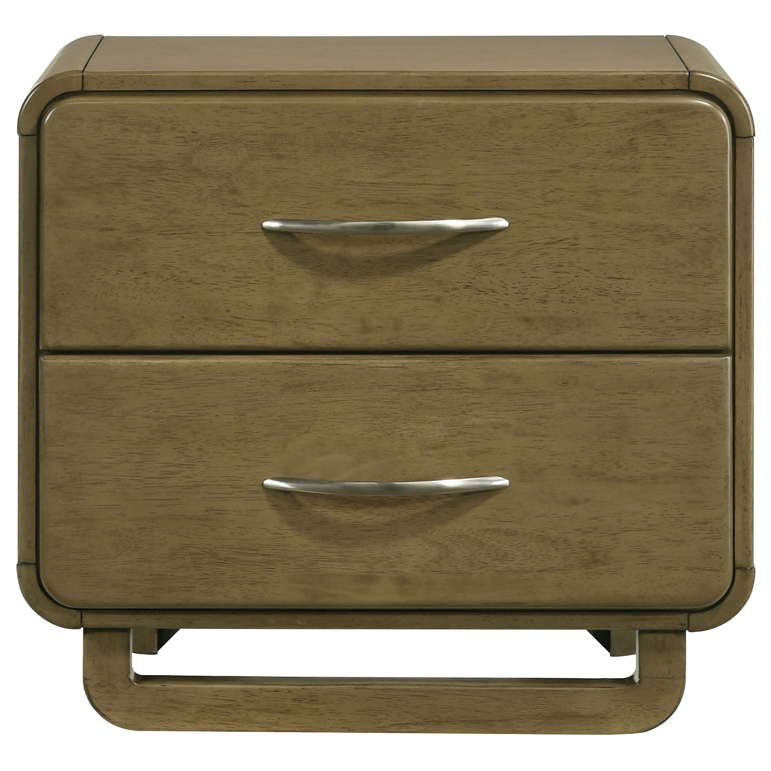 Coaster Fine Furniture Amsbury - 2-Drawer Nightstand Bedside Table - Nutmeg | Meri Furniture