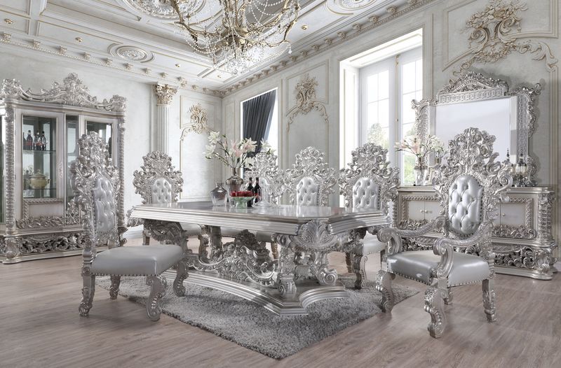 ACME Valkyrie - Server - Antique Platinum | Meri Furniture