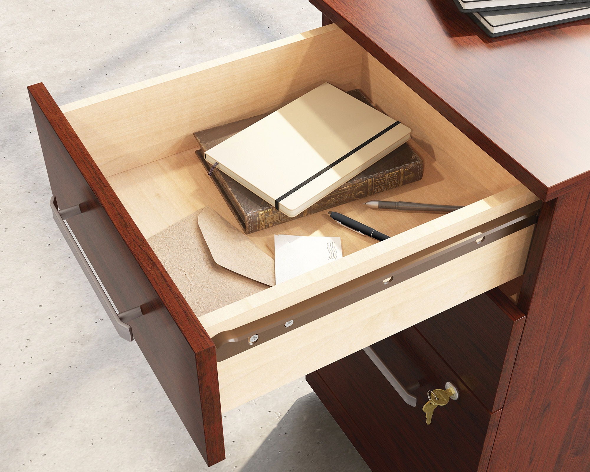 Commercial 3-Drawer Pedestal File Cabinet