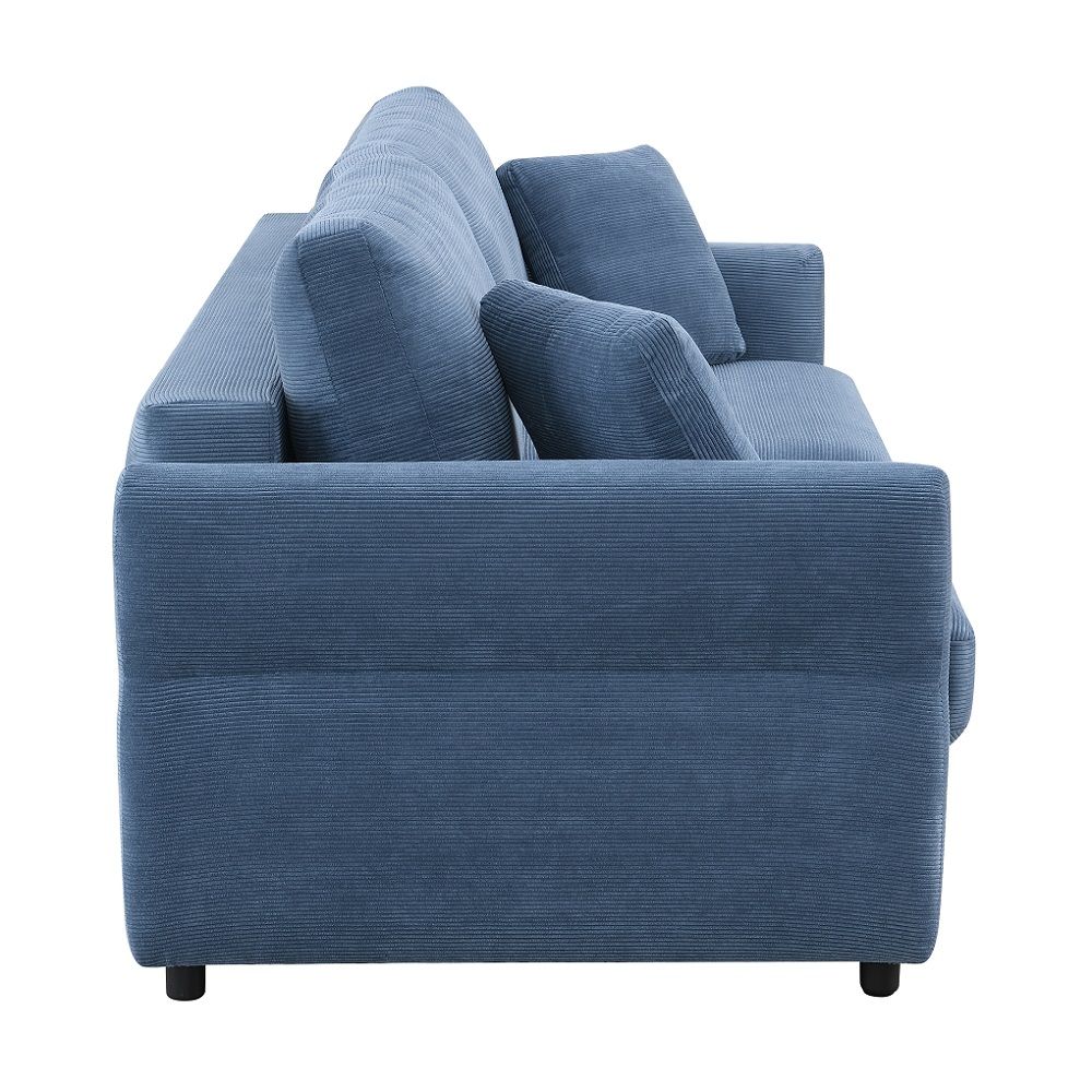 ACME Haran - Sofa With Sleeper - Blue | Meri Furniture