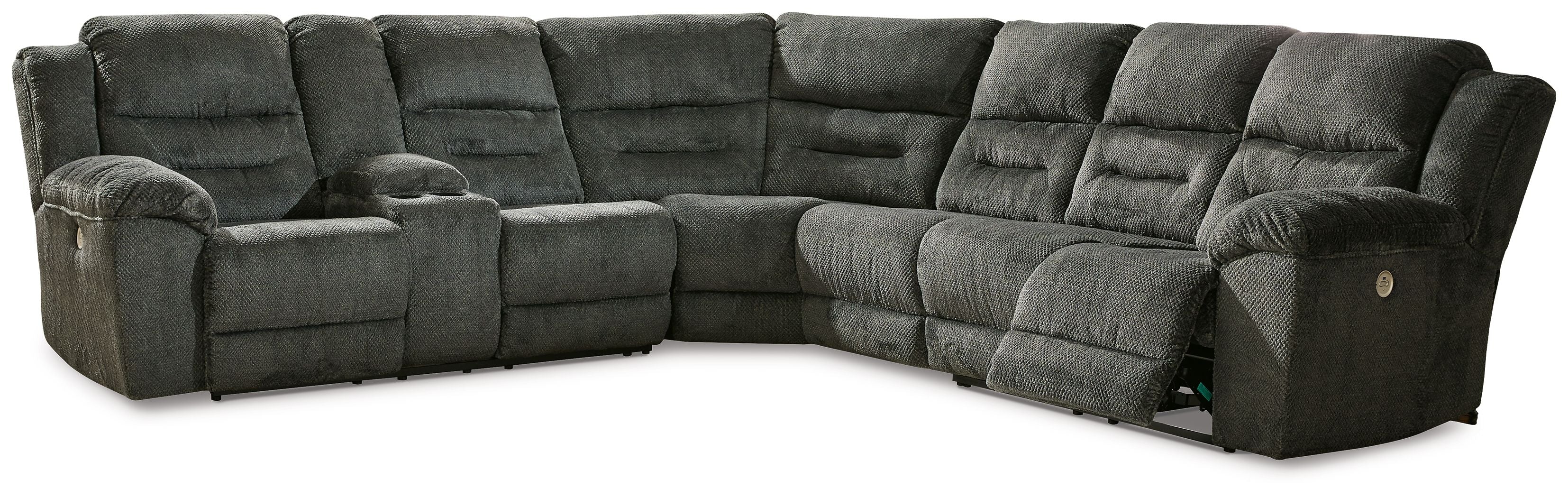 Signature Design by Ashley® Nettington - Power Reclining Sectional | Meri Furniture