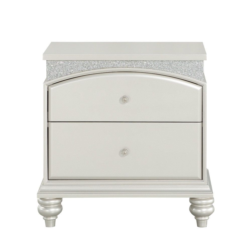 ACME Maverick - Nightstand - Platinum | Meri Furniture
