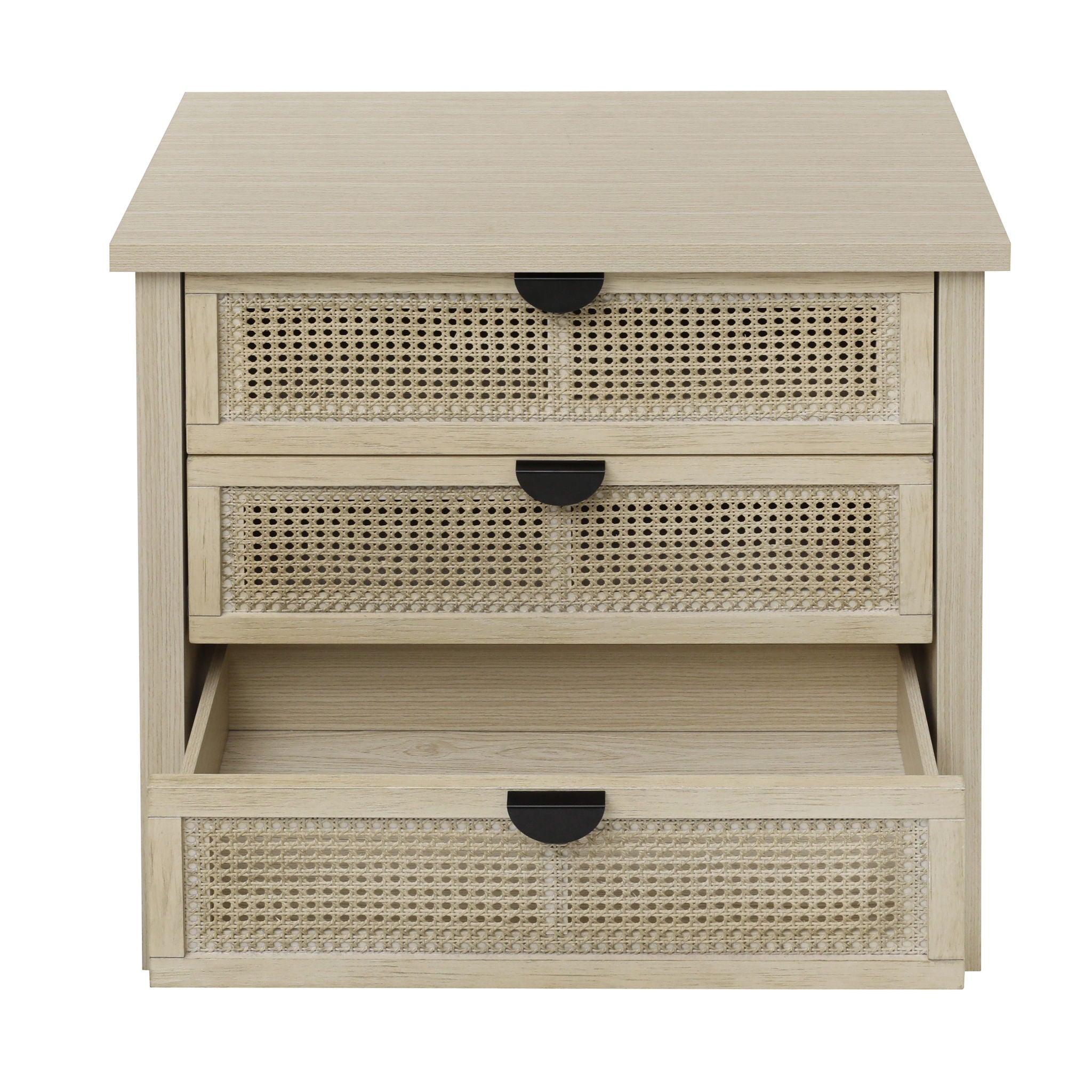 3 Drawer Cabinet, Suitable For Bedroom - Natural
