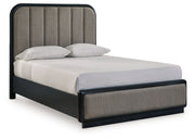 Signature Design by Ashley® Rowanbeck - Upholstered Panel Bed | Meri Furniture