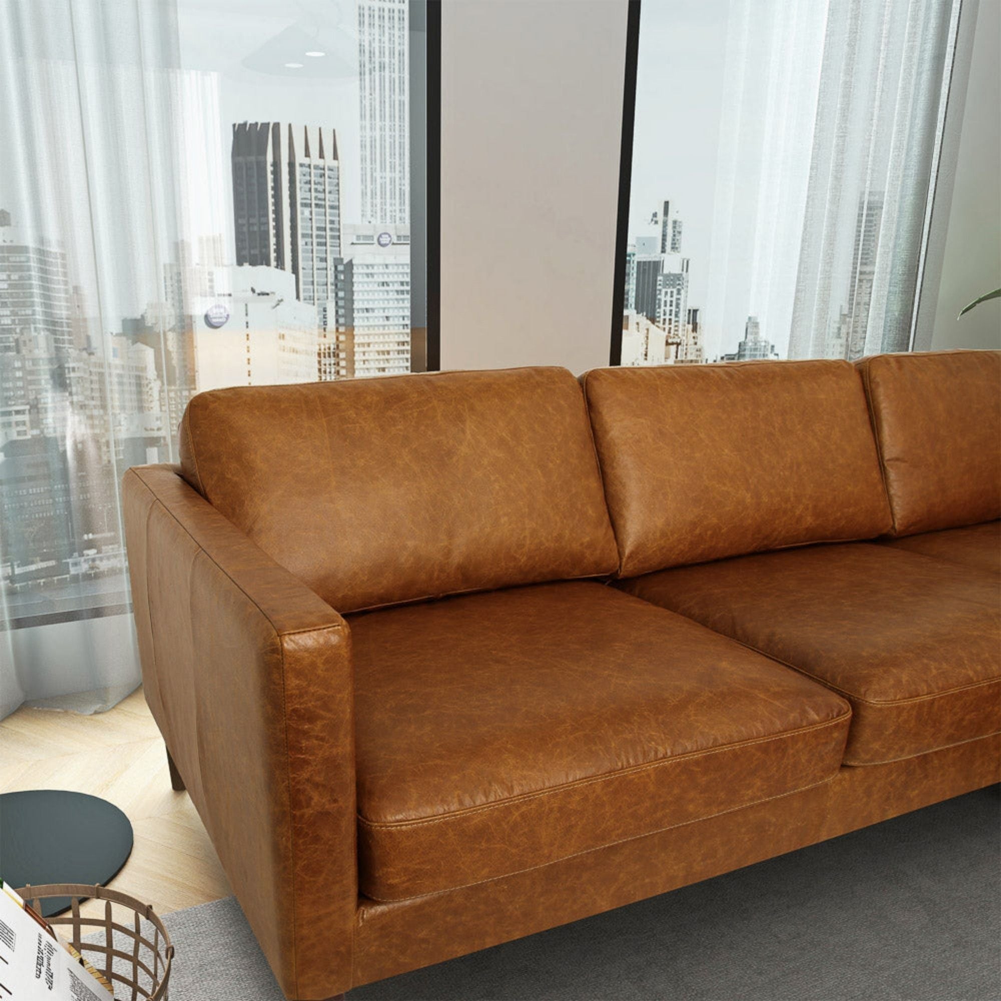 Juno - Waxy Sectional Sofa