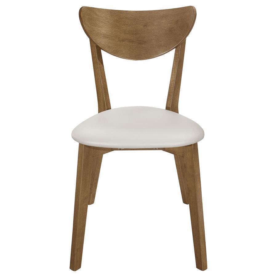 Coaster Fine Furniture Kersey - Curved Wood Dining Side Chair (Set of 2) - Chestnut | Meri Furniture