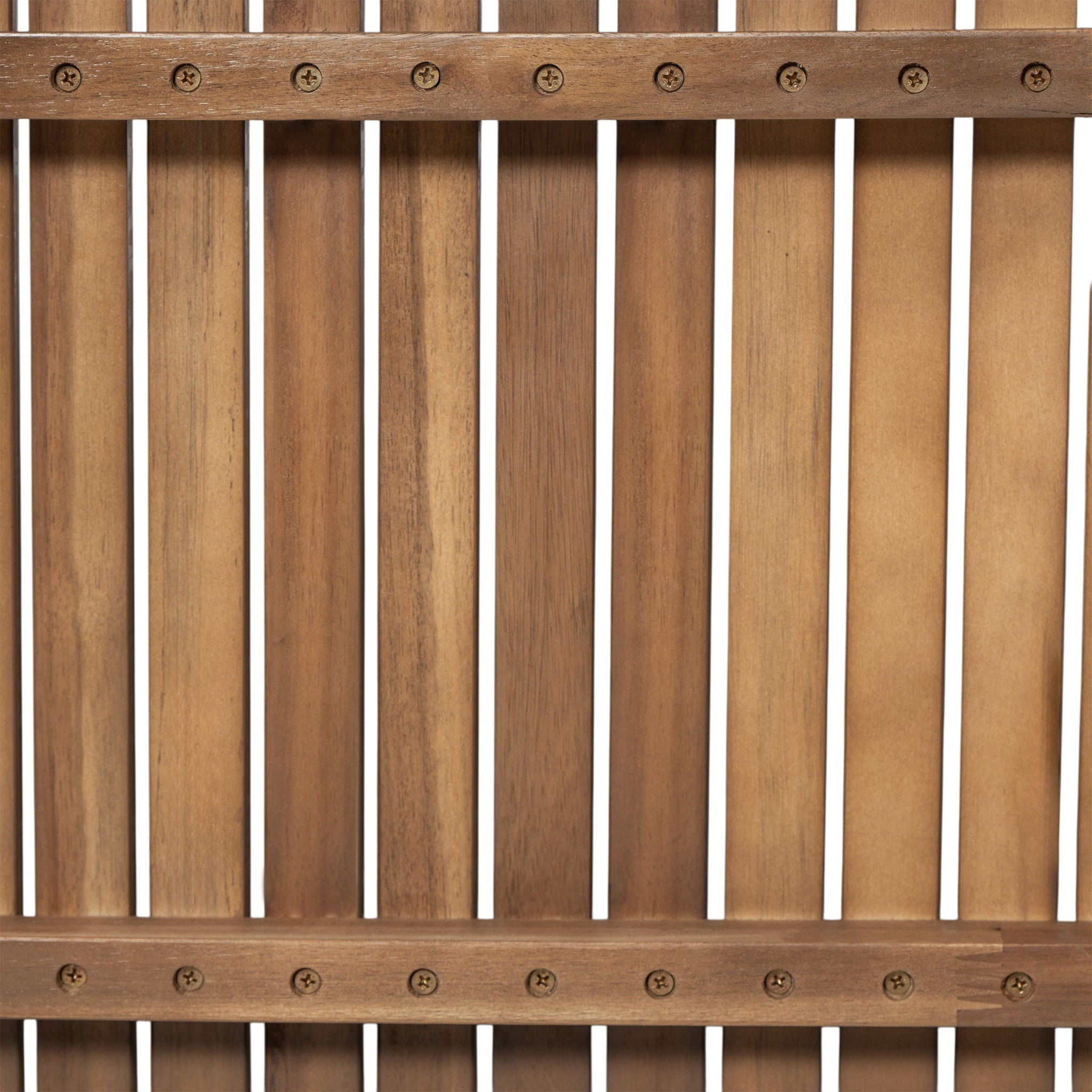 Outdoor Dining Table With Slatted Top, Ideal For Patio