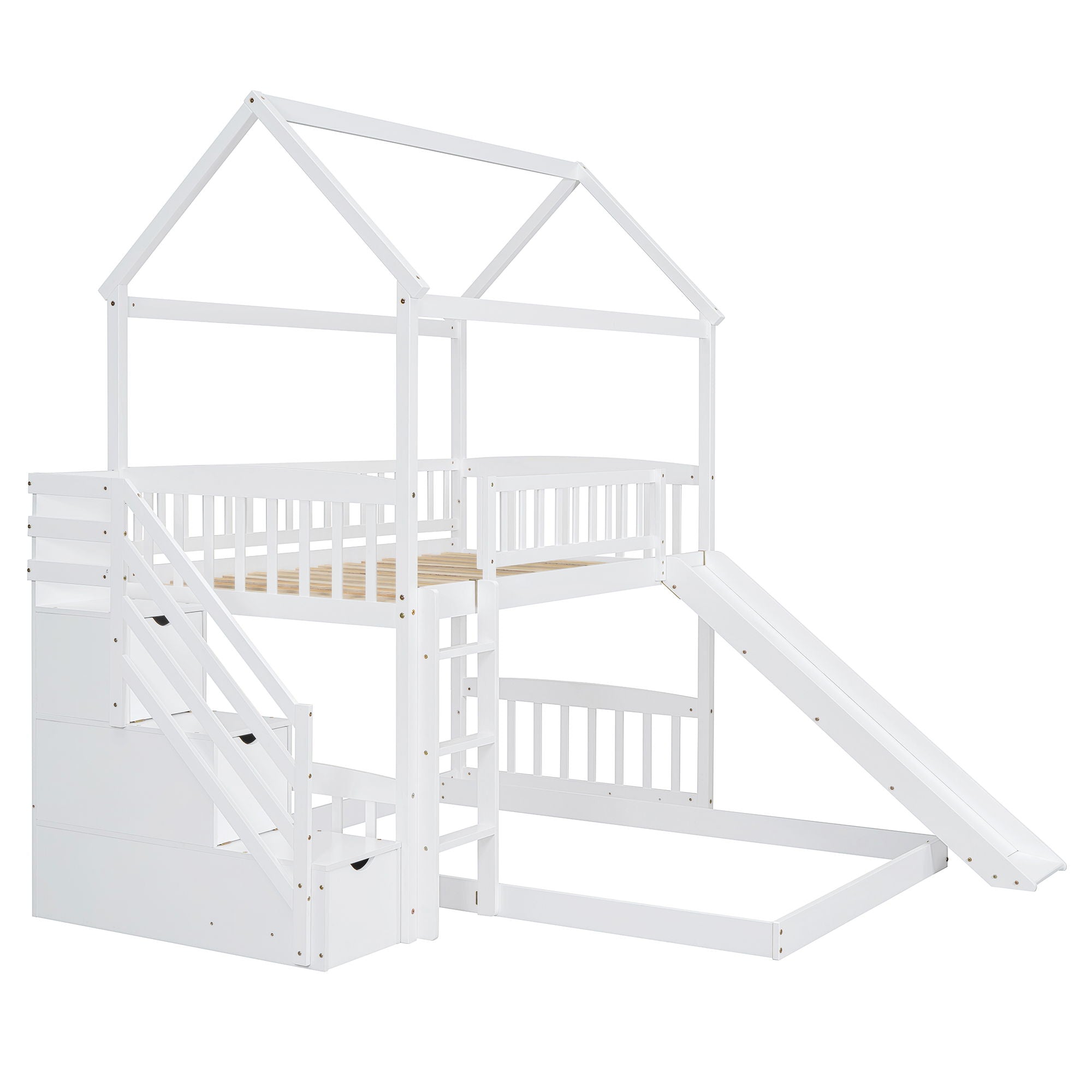 House Bunk Bed With Slide