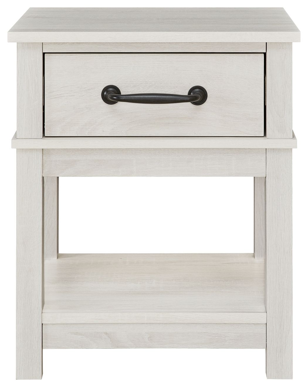Signature Design by Ashley® Dorrinson - White - One Drawer Night Stand | Meri Furniture