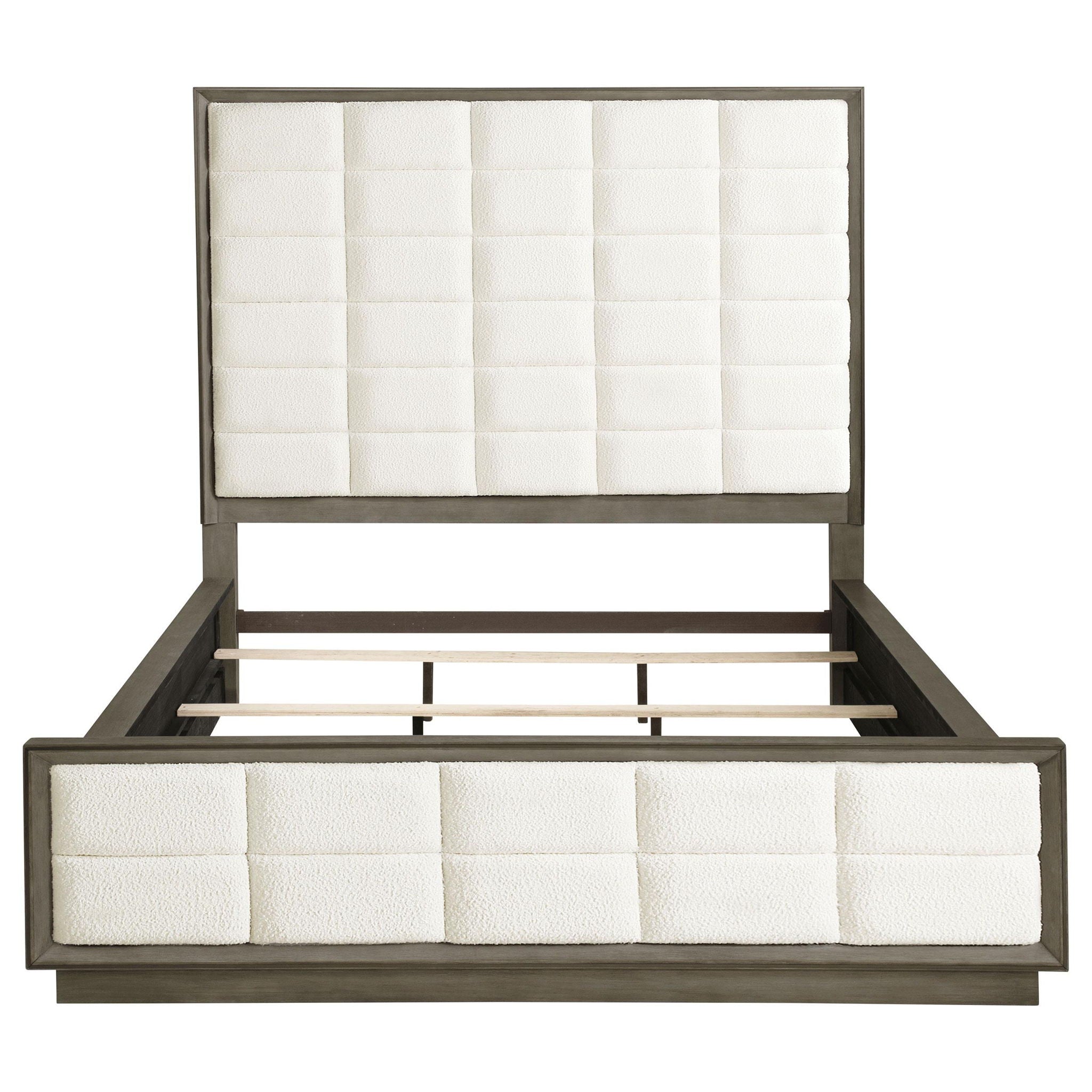 Durango 80-inch California King Panel Bed Taupe Oak