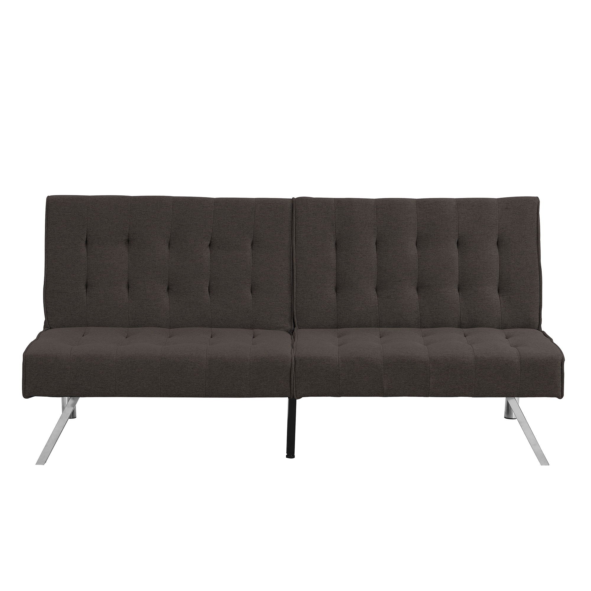 Modern Sofa Bed With Wood Frame And Stainless Legs