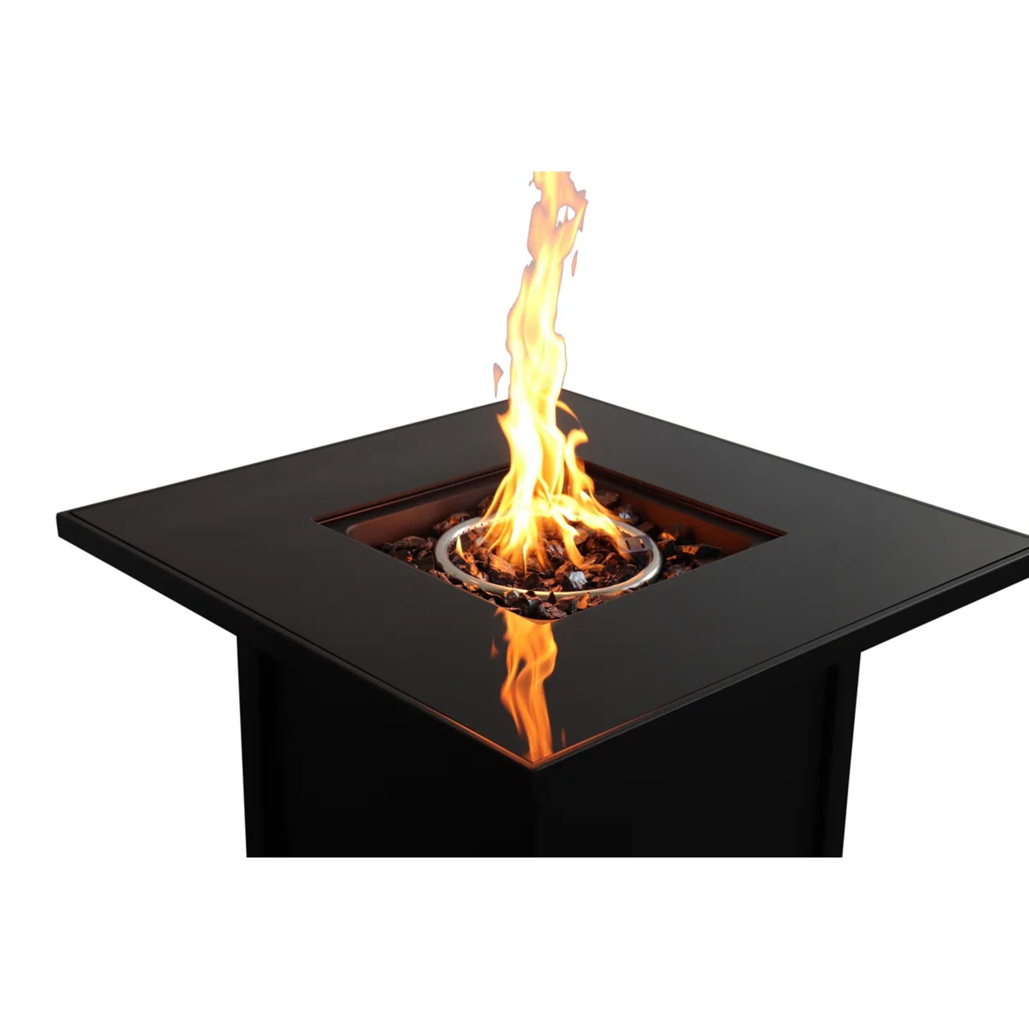 Outdoor Fire Pit For Outdoor Home Garden, Backyard Fireplace - Black