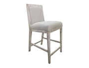 International Furniture Direct Sahara - Barstool (Set of 2) - Light Cream | Meri Furniture
