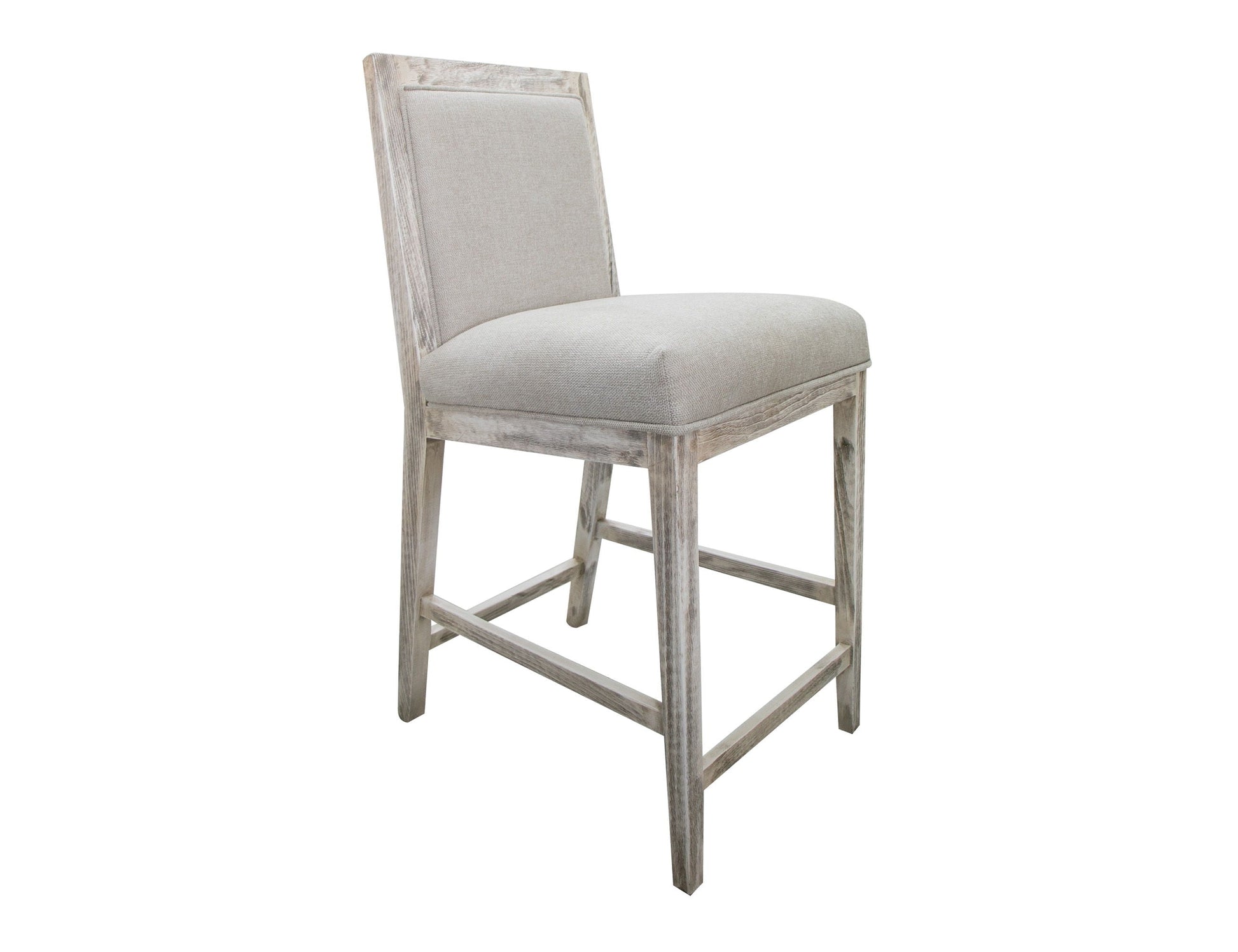 International Furniture Direct Sahara - Barstool (Set of 2) - Light Cream | Meri Furniture