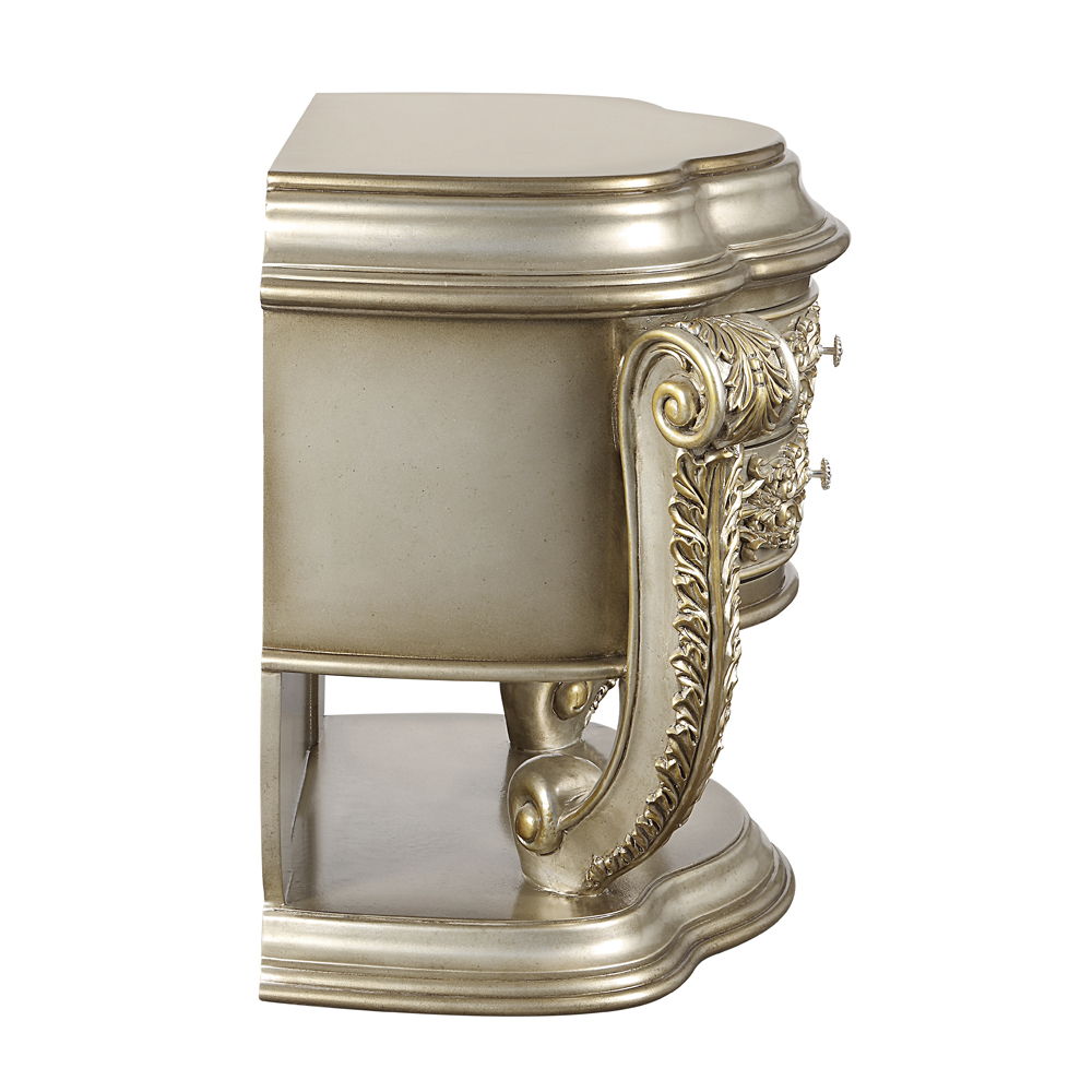 Danae - Nightstand - Champagne & Gold