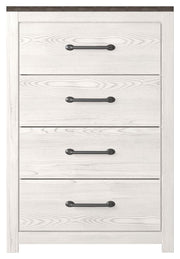 Gerridan - Four Drawer Chest - White / Gray
