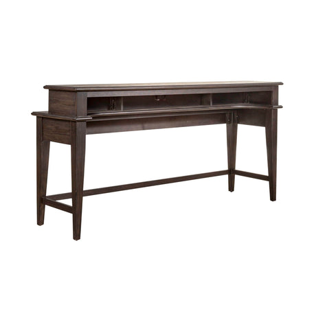 Liberty Furniture Mill Creek - Console Bar Table - Dark Brown | Meri Furniture