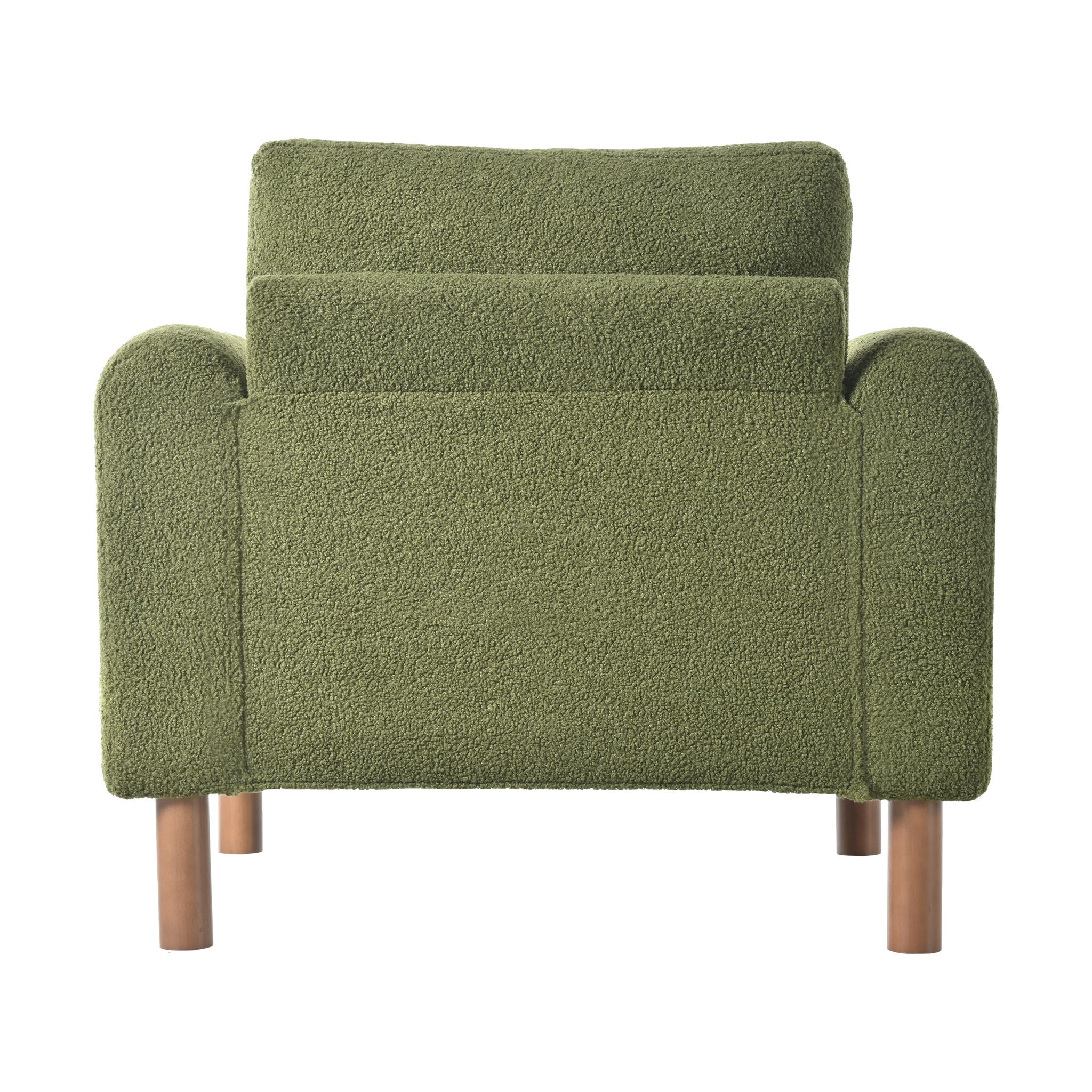 Oversized Accent Chair With Curved Armrests