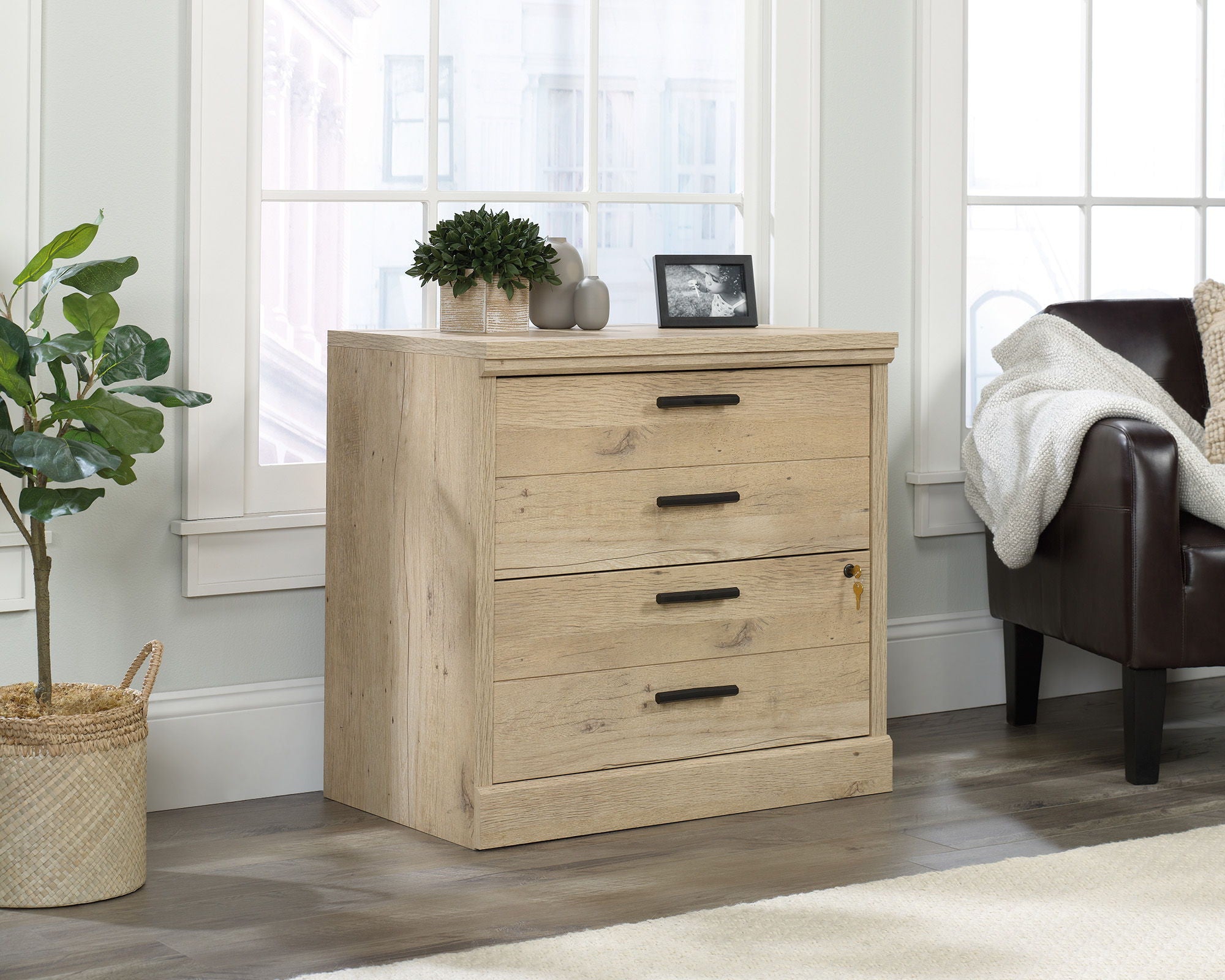 Prime Oak 2-Drawer Lateral File Cabinet