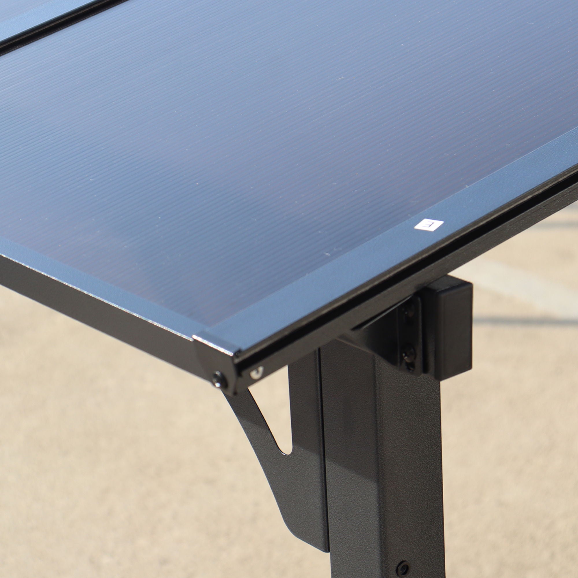 Wall Mounted Outdoor Pergola Gazebo, Heavy Duty Metal Awning With Roof