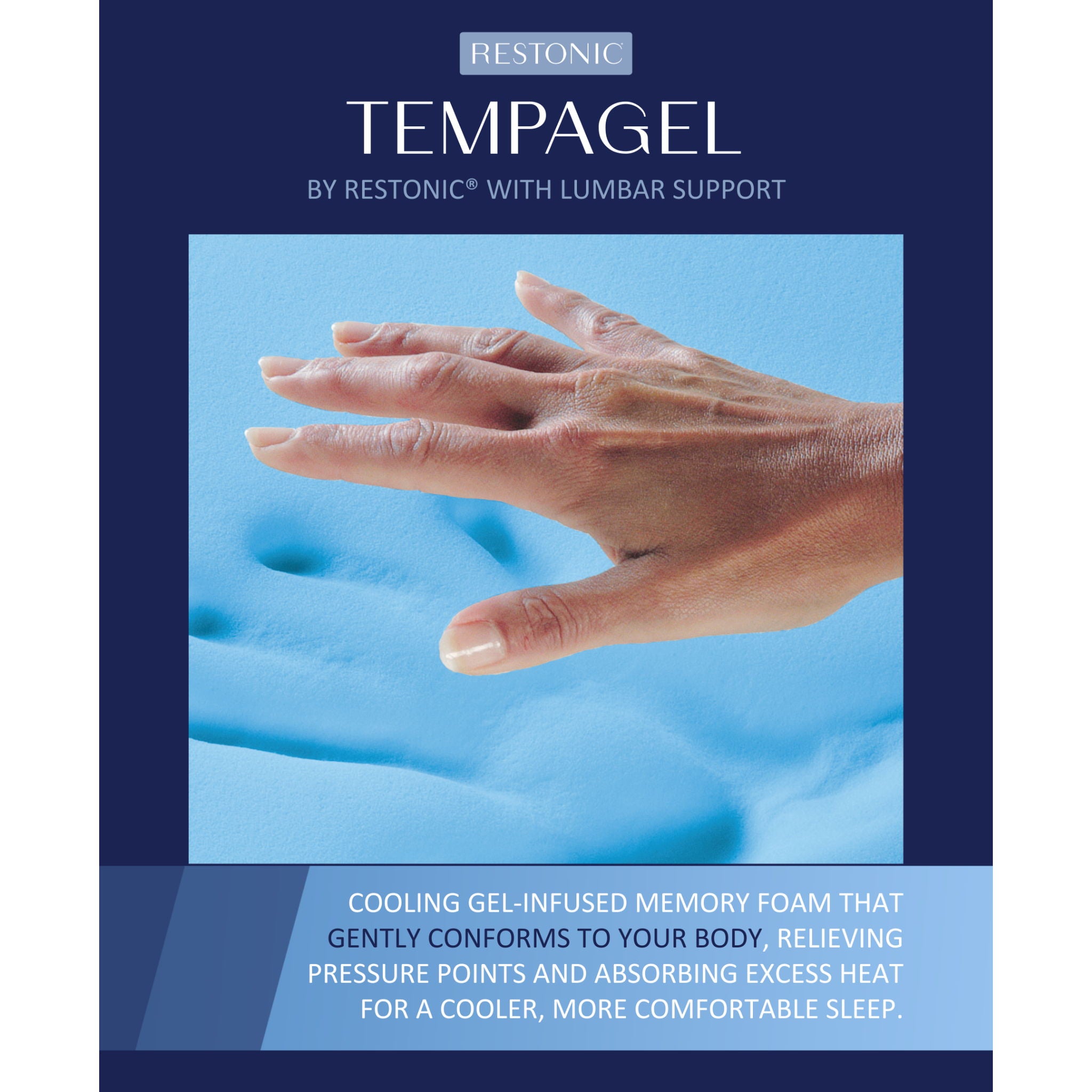 Tempagel - 13" Plush Mattress With Cooling Technology