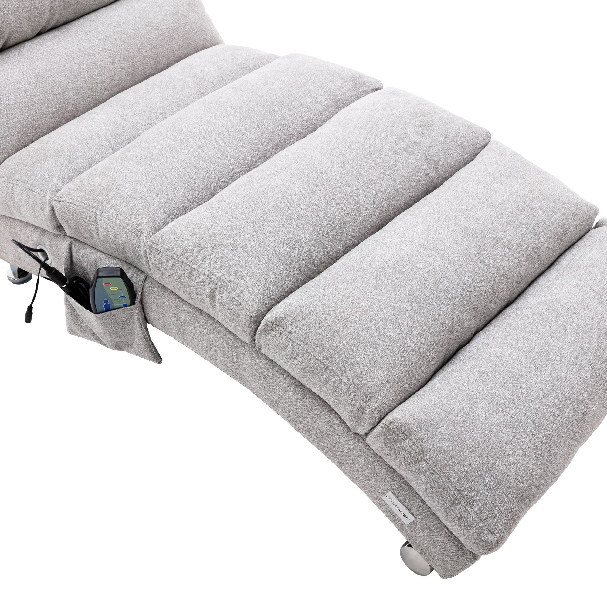 Massage Chaise Lounge Indoor With Remote Control, Ergonomic Electric Massage Lounger