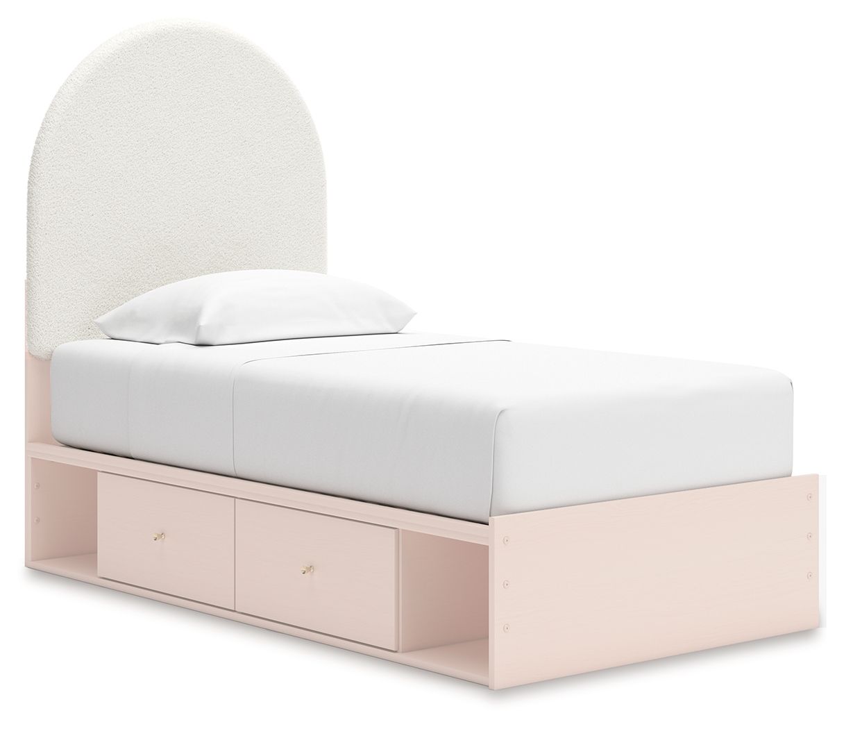 Signature Design by Ashley® Wistenpine - Upholstered Panel Bed With Storage | Meri Furniture