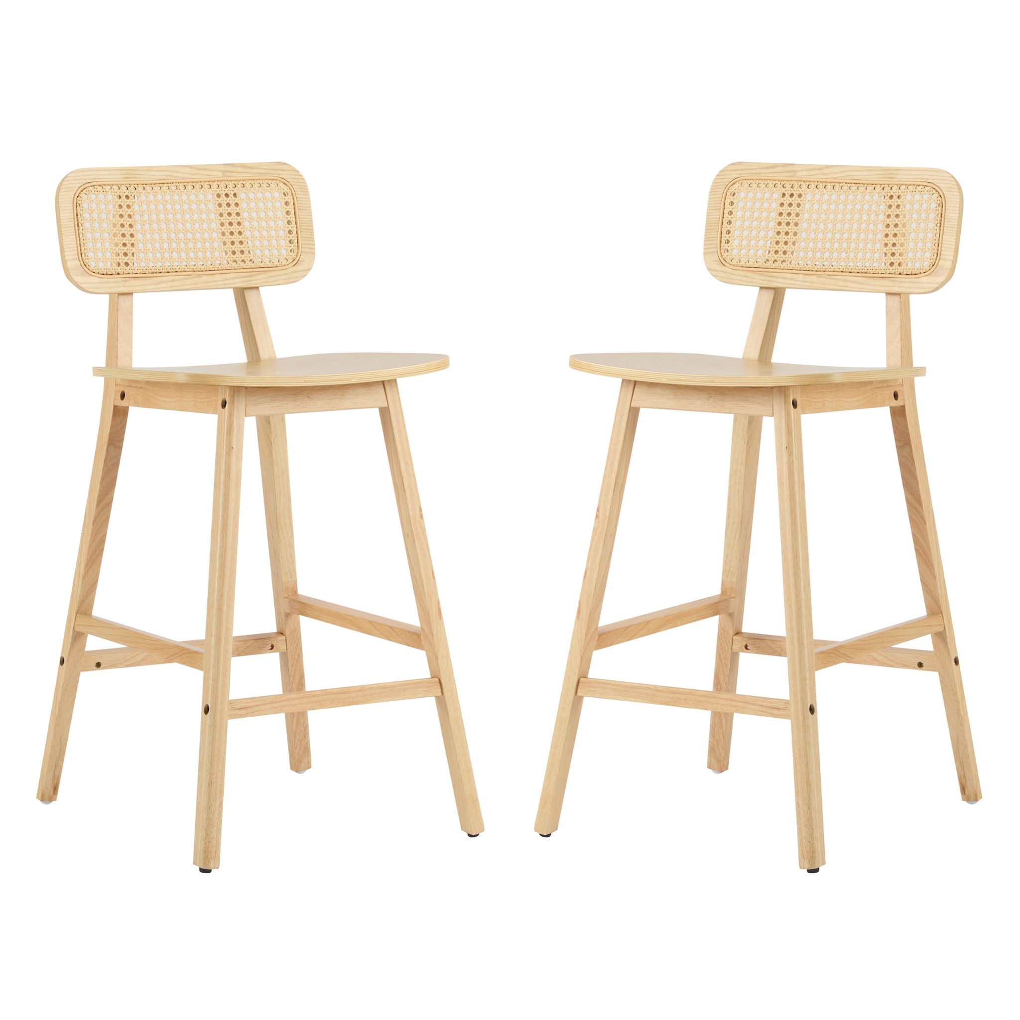 Bari - Indoor Wood Barstool (Set of 2)