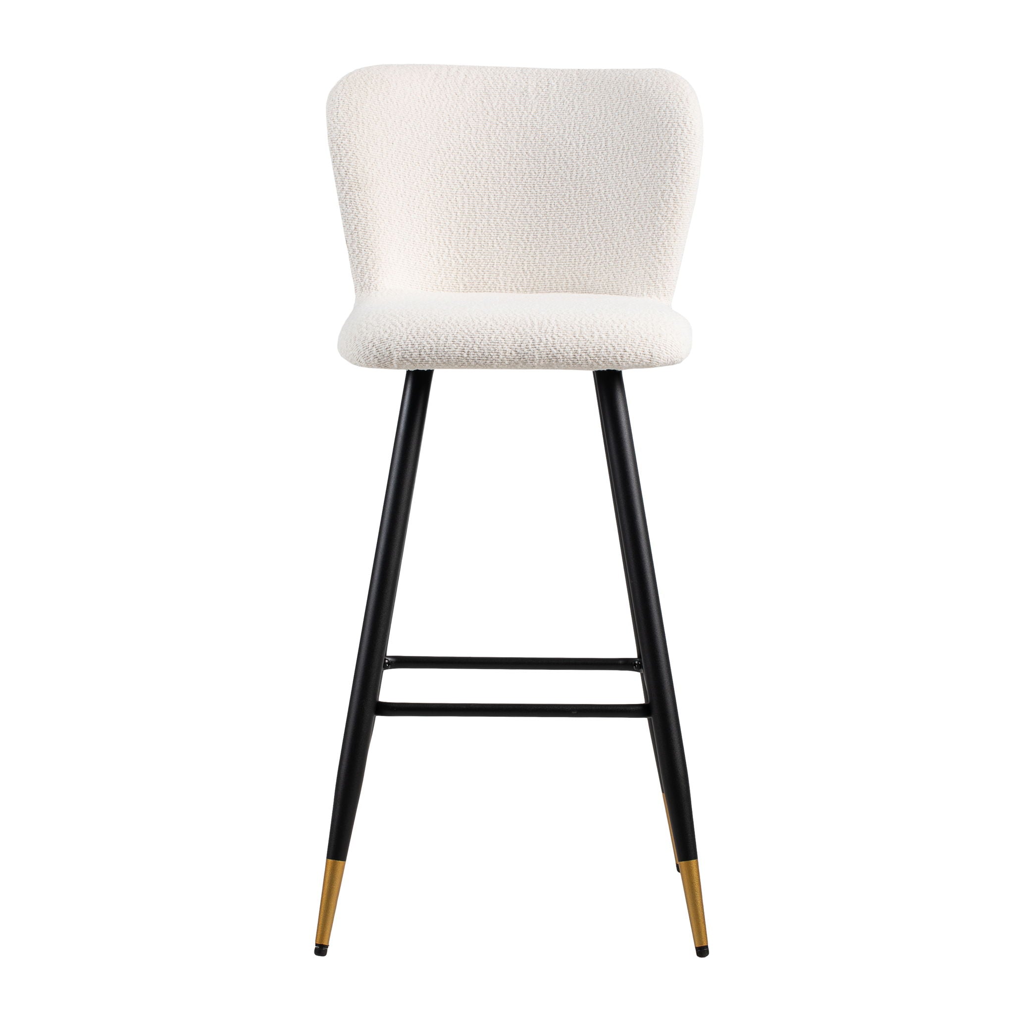 Modern Style Barstool, Tipped Ends, Suitable For Various Decoration Styles - White