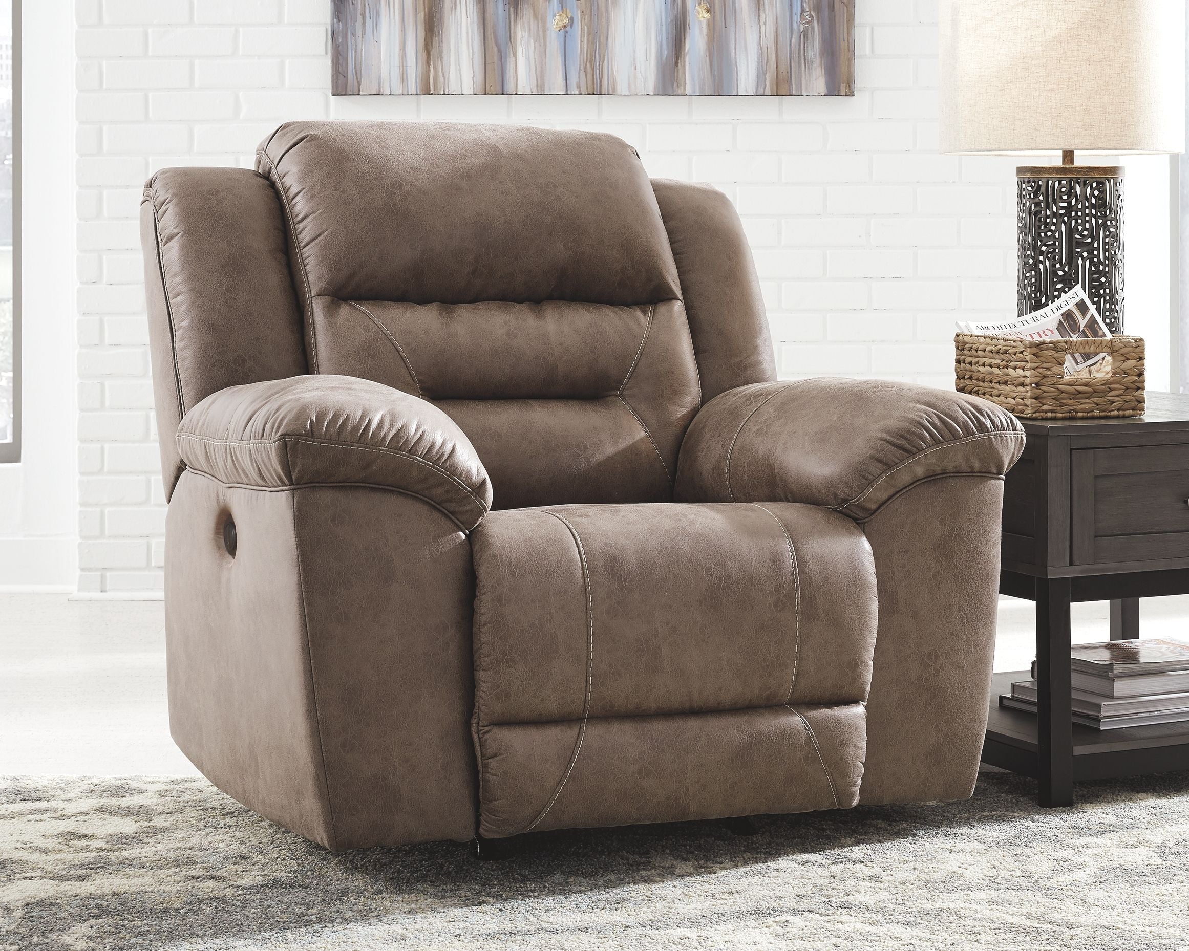 Ashley Furniture Stoneland - Power Recliner | Meri Furniture