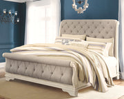 Signature Design by Ashley® Realyn - Upholstered Sleigh Bed | Meri Furniture