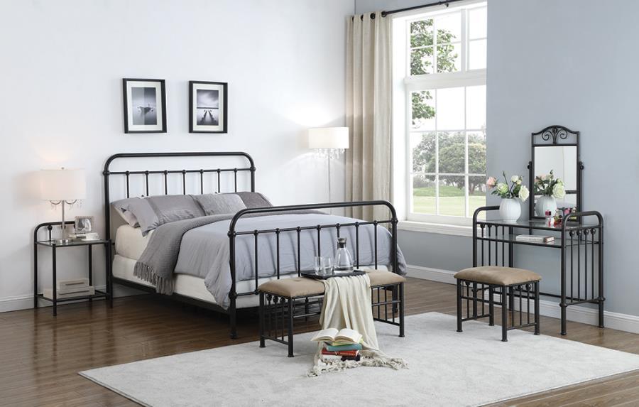 Coaster Fine Furniture Livingston - Open Frame Metal Bed | Meri Furniture